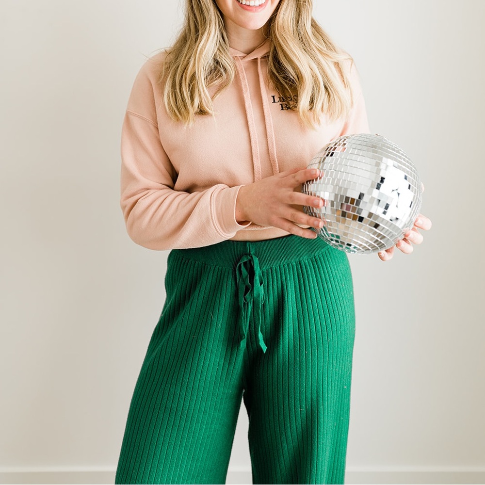 Green Wide Leg Pants Vrg Grl